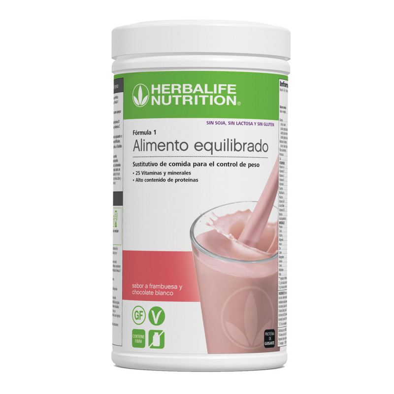 Fórmula 1 Sin - Alimento equilibrado Frambuesa y chocolate blanco 500 g